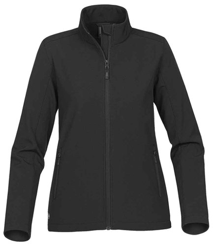 Stormtech Ladies Orbiter Soft Shell Jacket Black/Carbon M