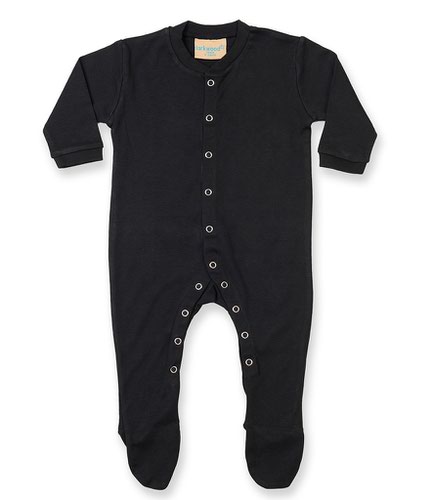 Larkwood Baby Sleepsuit Black 0-6