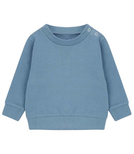 Larkwood Kids Sustainable Sweatshirt Stone Blue 0-6