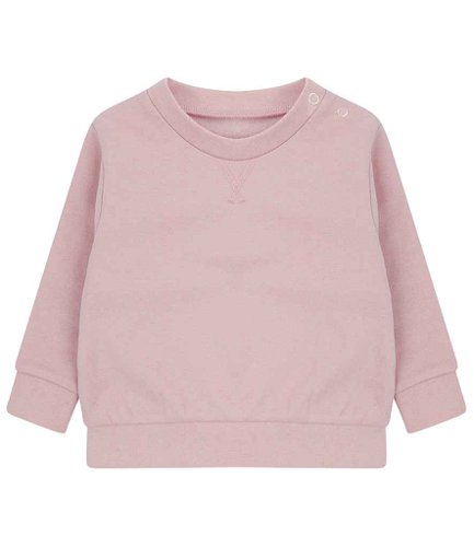 Larkwood Kids Sustainable Sweatshirt Soft Pink 18-24