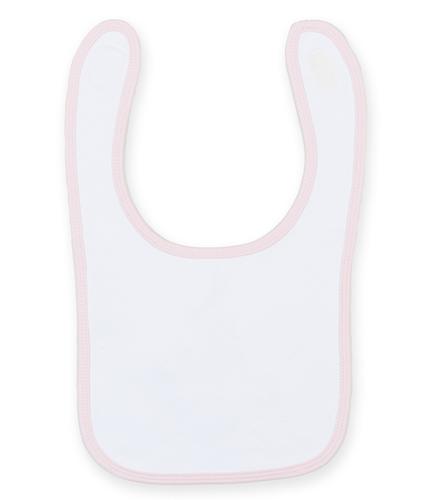 Larkwood Baby/Toddler Bib White/Pale Pink