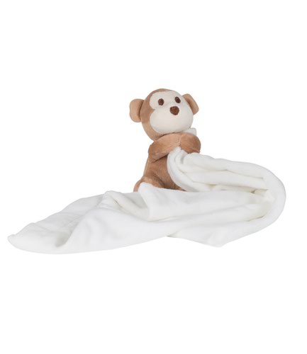 Mumbles Monkey Comforter Cream M