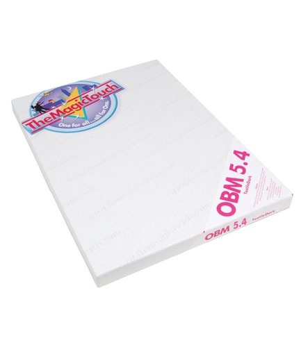 TheMagicTouch OBM 5.4 Dark Fabric Transfer Paper - 50 Sheets Paper