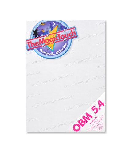 TheMagicTouch OBM 5.4 Dark Fabric Transfer Paper - 25 Sheets Paper A4