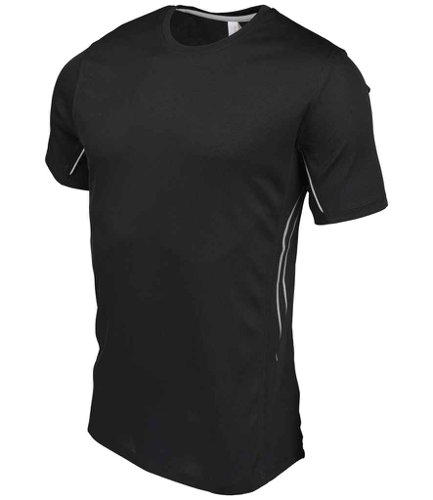 Proact Contrast Sports T-Shirt Black/Silver