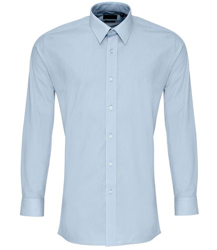 Premier Long Sleeve Fitted Poplin Shirt