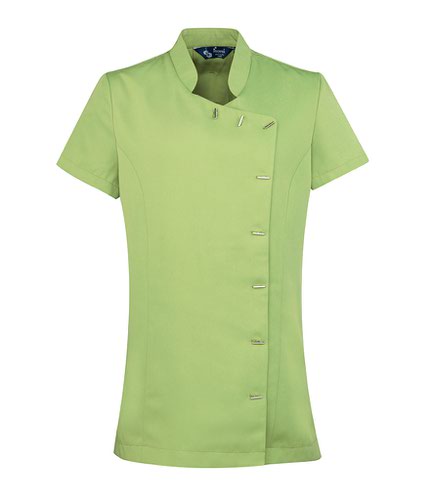 Premier Ladies Orchid Short Sleeve Tunic Lime Green 10