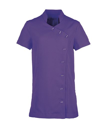 Premier Ladies Orchid Short Sleeve Tunic Purple 10