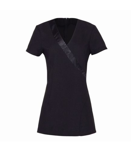 Premier Ladies Rose Short Sleeve Tunic Black