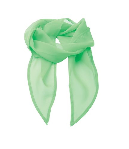 Premier 'Colours' Chiffon Scarf Apple Green