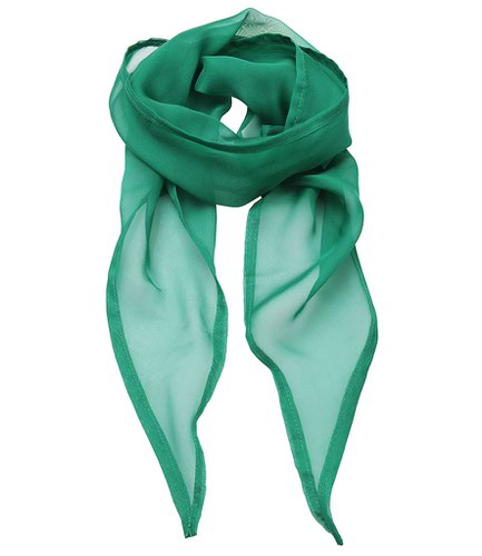 Premier 'Colours' Chiffon Scarf Emerald