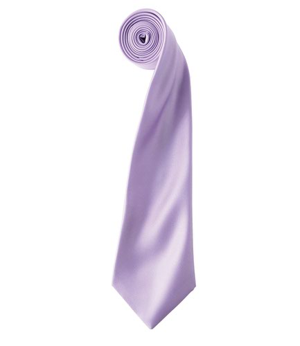 Premier 'Colours' Satin Tie Lilac