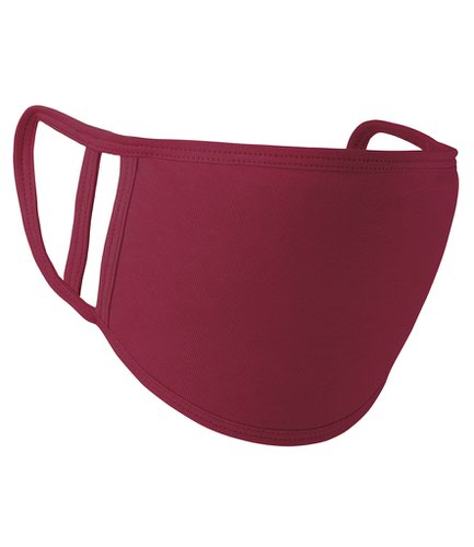 Premier Washable 2-Ply Face Cover Burgundy