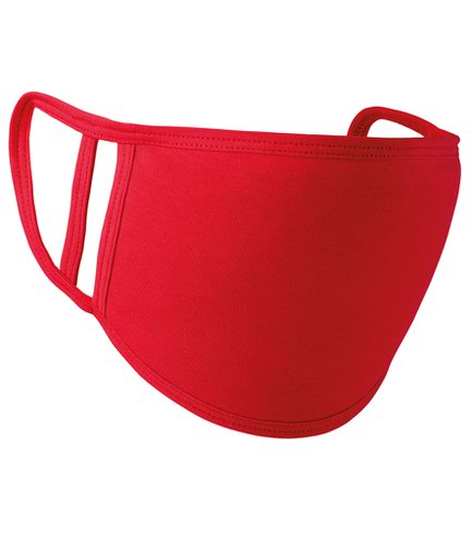 Premier Washable 2-Ply Face Cover Red