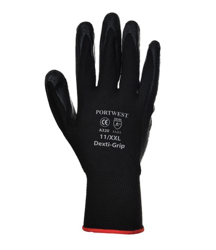 Portwest Dexti-Grip Gloves Black L