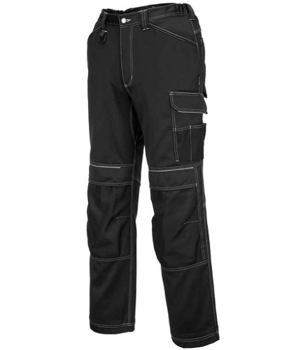 Portwest PW3 Lightweight Stretch Trousers Black 30/R