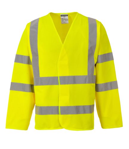 Portwest Hi-Vis Two Band and Braces Jacket Yellow S/M