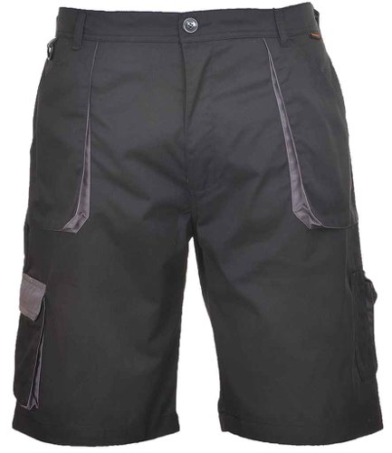 Portwest Texo Contrast Shorts Black L