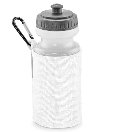Quadra Water Bottle and Holder White