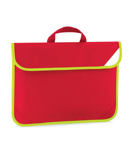 Quadra Enhanced-Viz Book Bag Classic Red