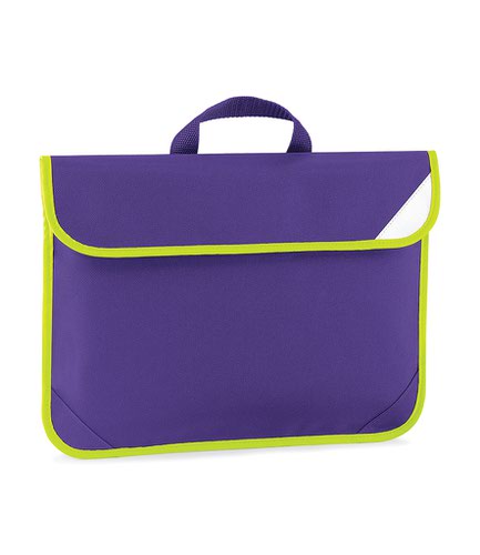 Quadra Enhanced-Viz Book Bag Purple