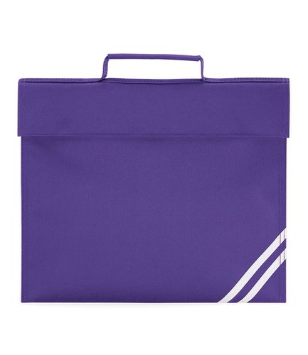 Quadra Classic Book Bag Purple