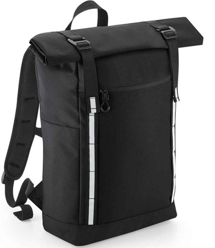 Quadra Urban Commute Roll-Top Backpack Black