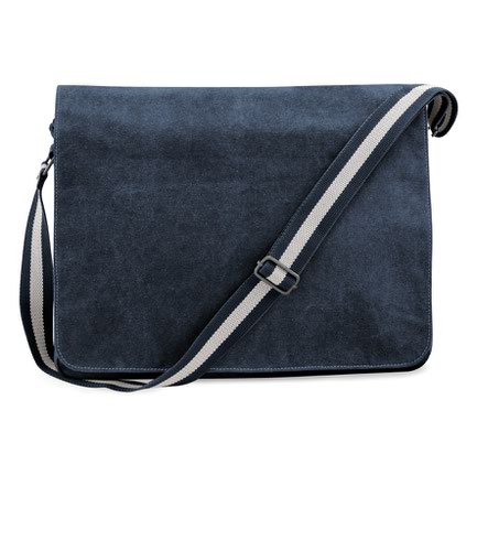 Quadra Vintage Canvas Despatch Bag Vintage Oxford Navy