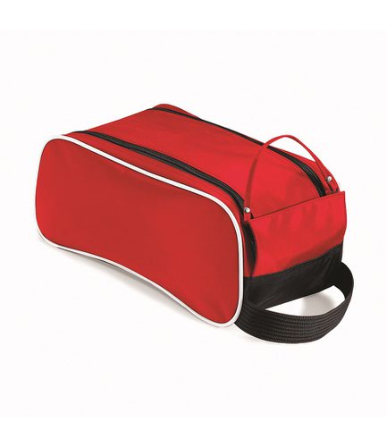 Quadra Teamwear Shoe Bag Red/Black/White