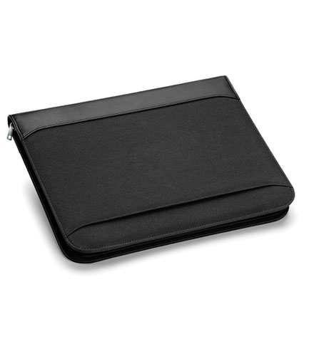 Quadra Burbank™ Zipper Portfolio Black