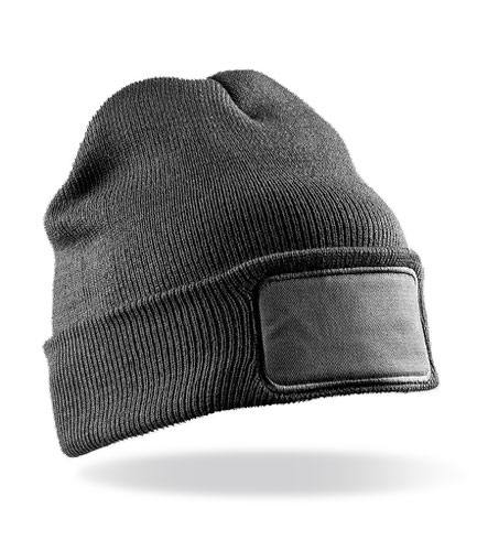 Result Core Double Knit Printers Beanie Grey