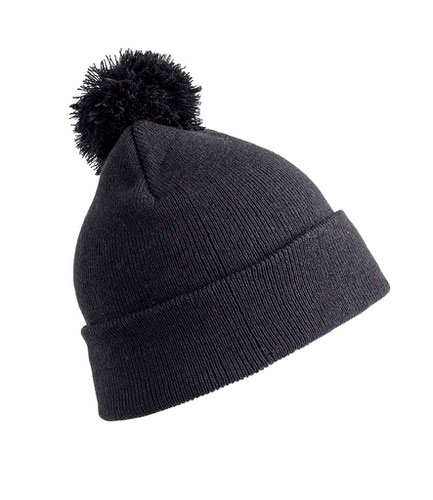 Result Core Pom Pom Beanie Black