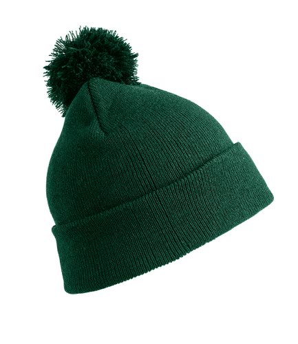 Result Core Pom Pom Beanie Bottle Green