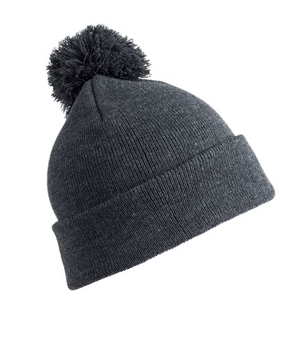 Result Core Pom Pom Beanie Grey