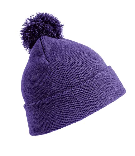 Result Core Pom Pom Beanie Purple