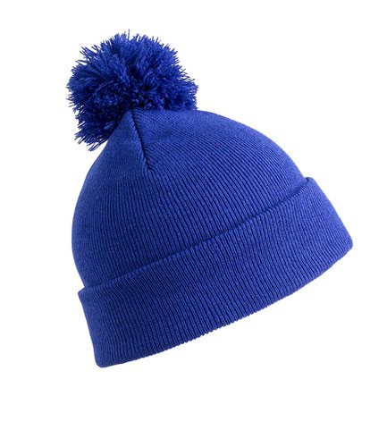 Result Core Pom Pom Beanie Royal Blue