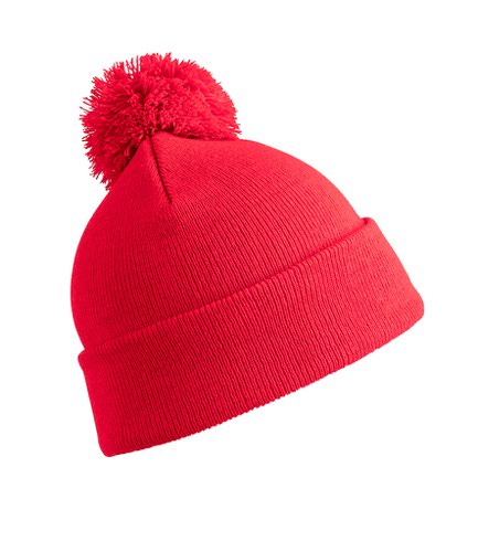 Result Core Kids Pom Pom Beanie Red