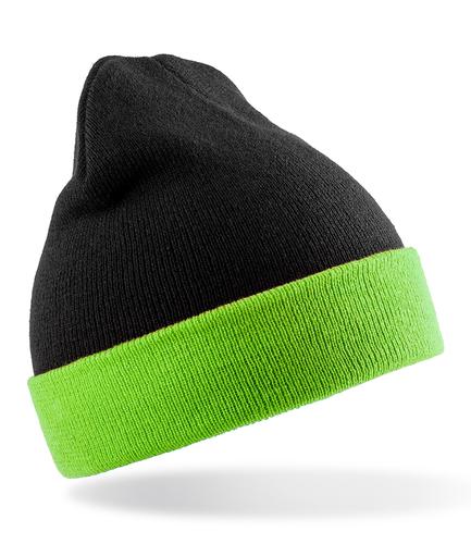 Result Genuine Recycled Black Compass Beanie