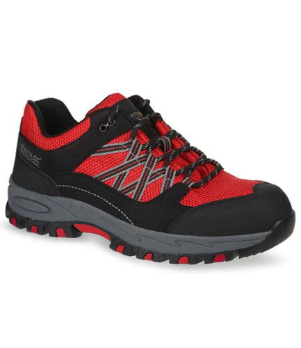 Regatta Safety Footwear Sandstone SB Safety Trainers Red/Black 10