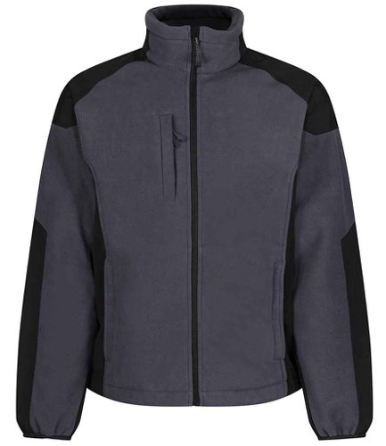 Regatta Broadstone Showerproof Micro Fleece Jacket Seal Grey 3XL