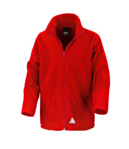 Result Core Kids/Youths Micro Fleece Jacket Red 10-12