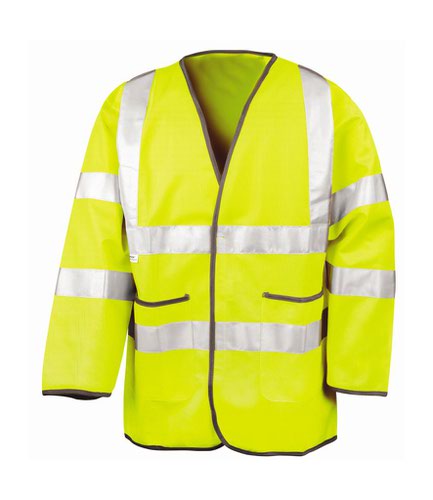 Result Safe-Guard Lightweight Hi-Vis Motorway Safety Jacket Yellow XL