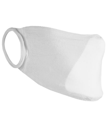 Result Anti-Bacterial Face Cover White