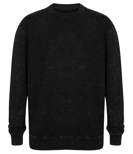 SF Unisex Washed Tour Sweatshirt Washed Black