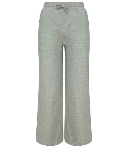 SF Ladies Sustainable Wide Leg Joggers Heather Grey L