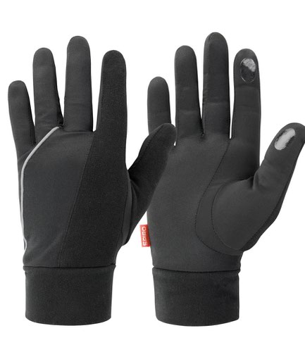 Spiro Elite Running Gloves Black