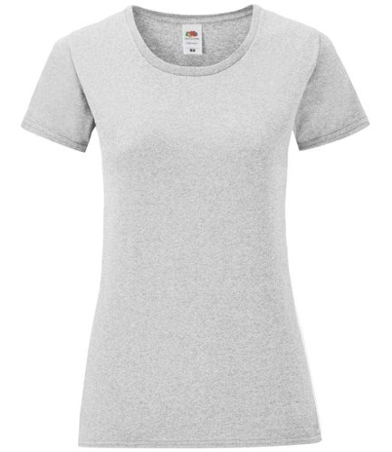 Fruit of the Loom Ladies Iconic 150 T-Shirt Athletic Heather L