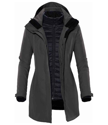 Stormtech Ladies Avalanche System 3-in-1 Jacket Charcoal Twill L