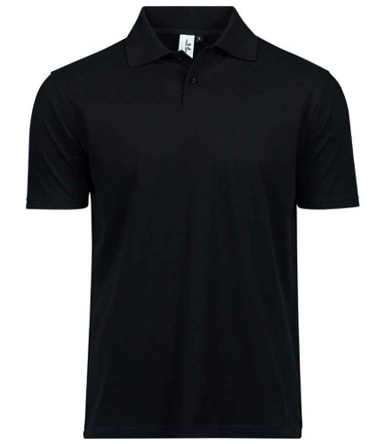 Tee Jays Power Organic Piqué Polo Shirt Black 3XL