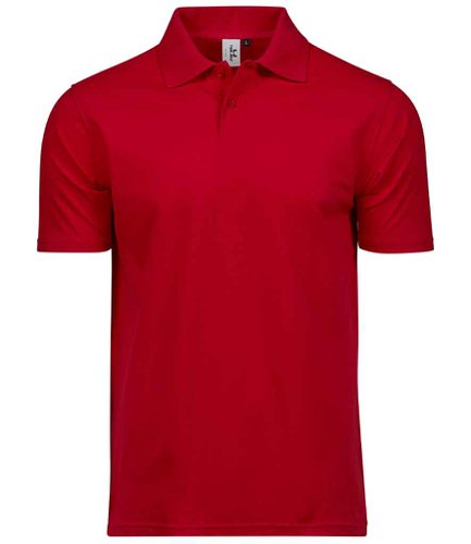 Tee Jays Power Organic Piqué Polo Shirt Red 3XL